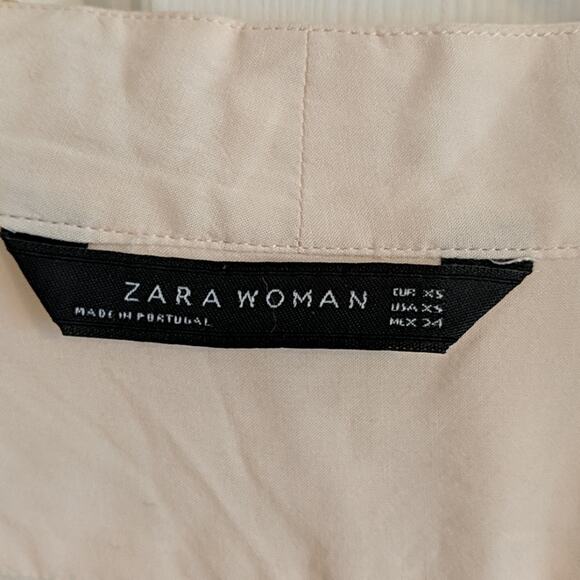 EUC Zara Wrap Back Shirt, XS - Picture 3 of 5